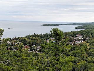  On Brockway mountain looking towards Copper Harbor. 