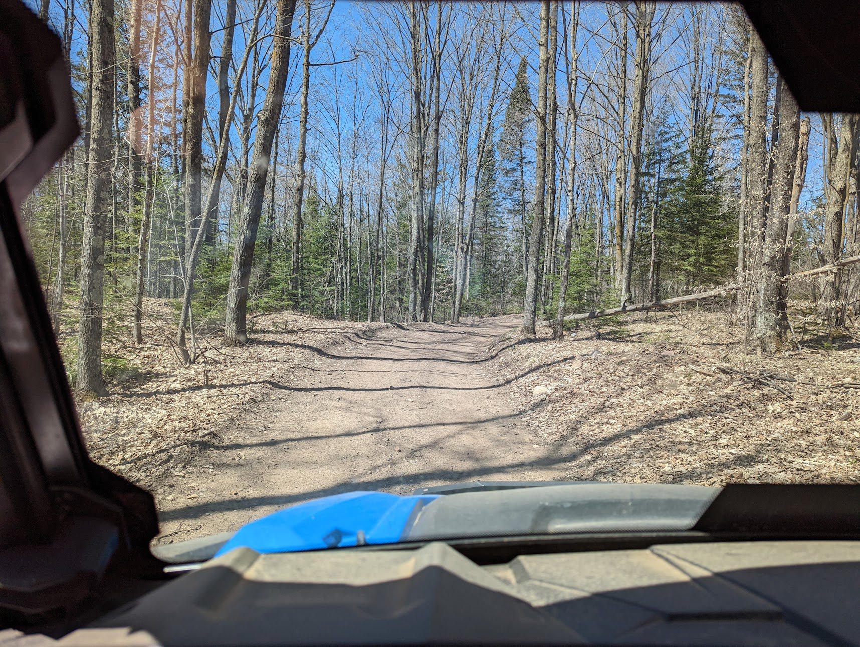  Beautiful day, Great trails north between Goodman and Athelstane, WI 