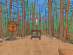 Shrine in the woods
