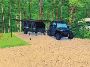 Wilderness Resort Campground, Lac La Belle, MI & Keweenaw Peninsula Trails