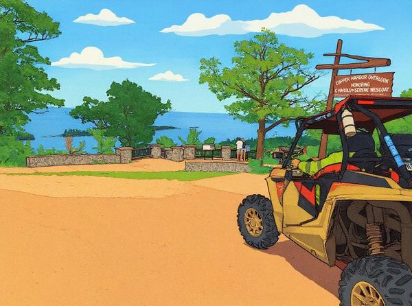 Keweenaw Peninsula In Upper Michigan