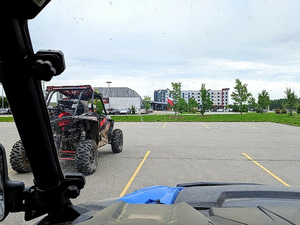 Trail ride to Ho-Chunk Casino, Black River Falls, Wisconsin
