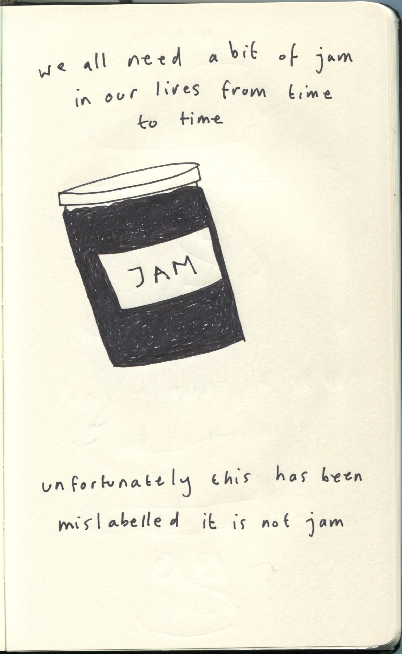 unfortunately this has been mislabelled it is not jam