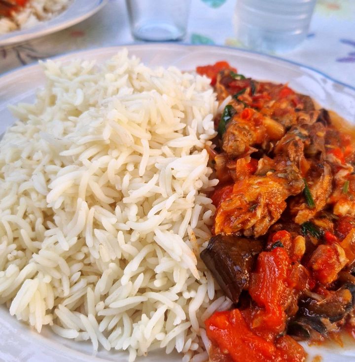 Mediterranean Magic: Aubergine & Mackerel Tomato Sauce Inspired by a Neapolitan Market