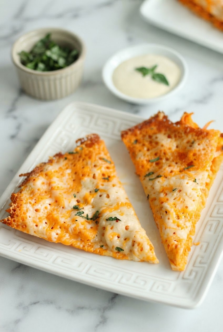 Keto Buffalo Chicken Quesadilla