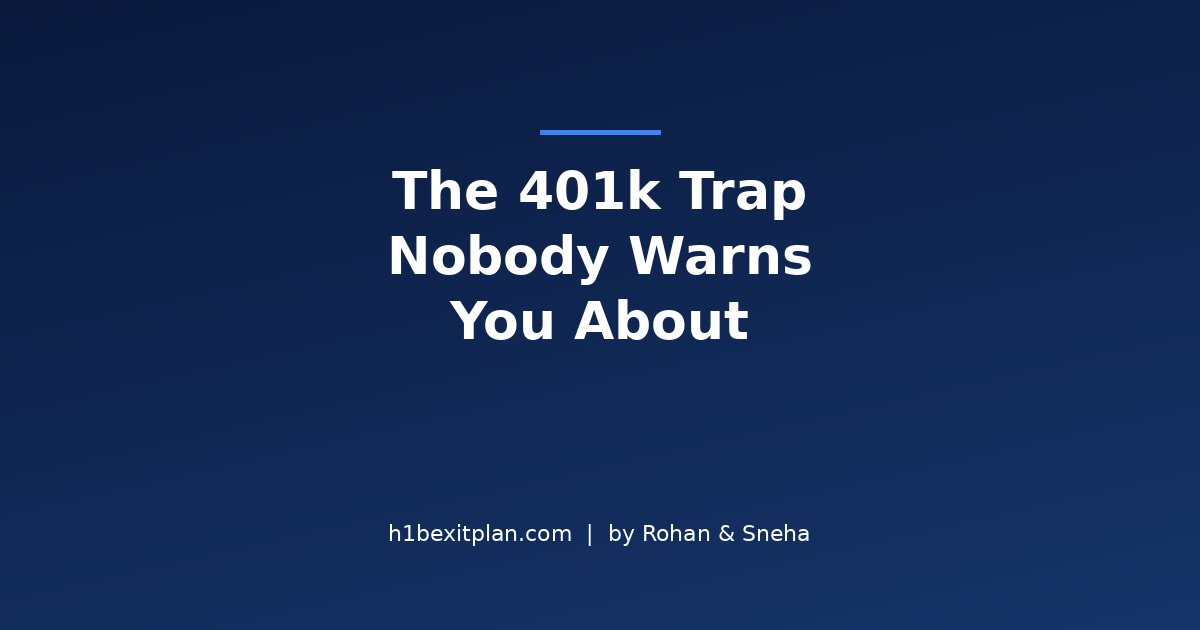 The 401k Trap Nobody Warns You About