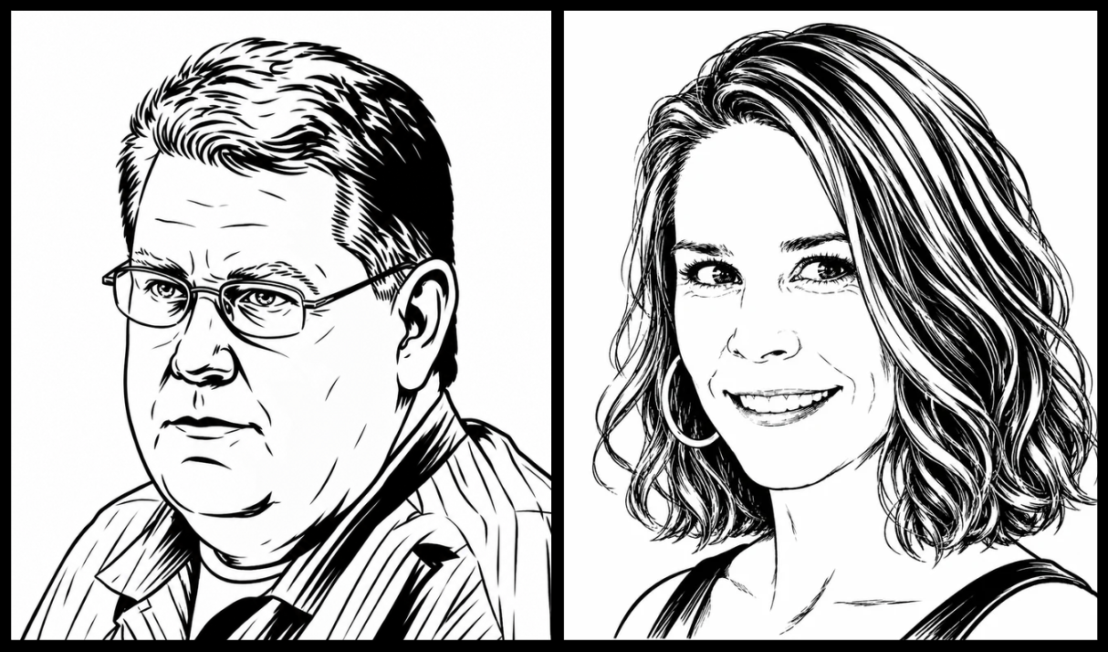 Bruce Smith and Kelly Gasseling.