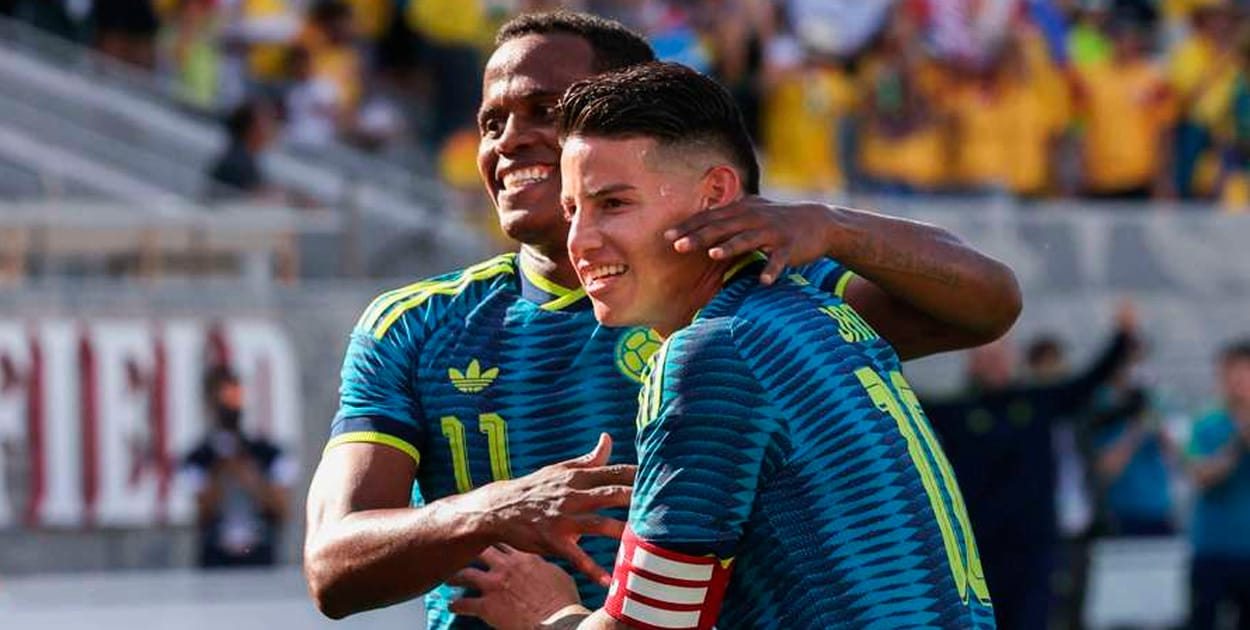 Colombia cierra la preparación con doblete de Arias y James asistiendo