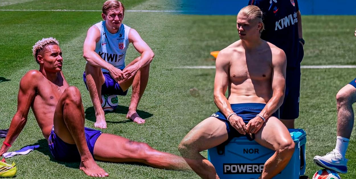 El rival que Noruega no tenía en el calendario: entrenando a 35 grados