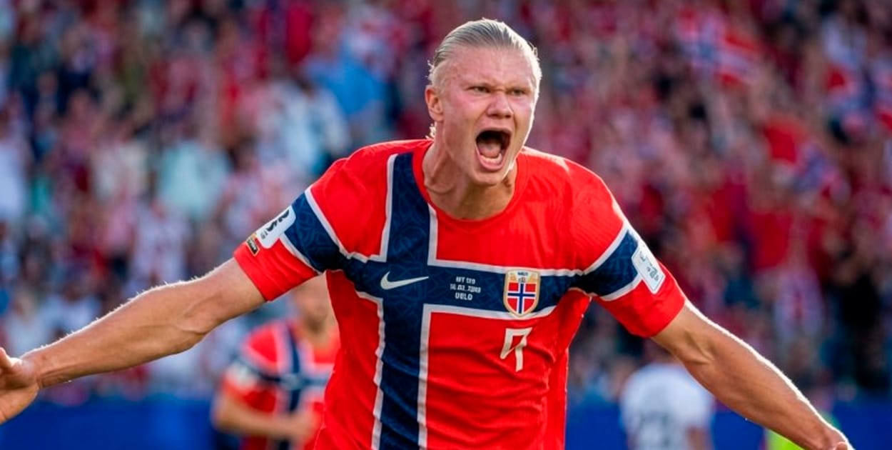 Haaland destruyó a Brasil en 11 minutos y Noruega está en cuartos
