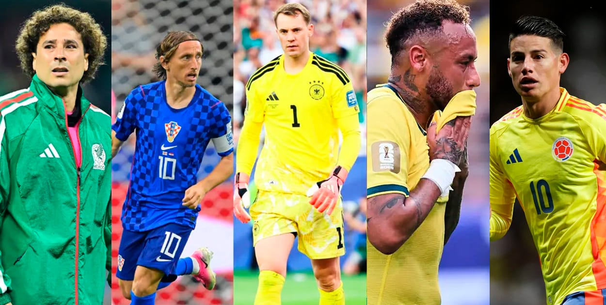 Siete leyendas, un último Mundial: las figuras que cerraron su ciclo