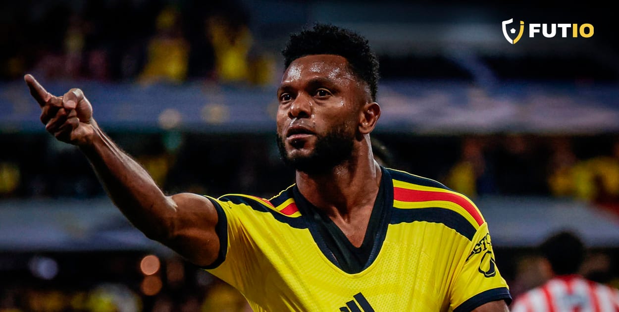 Miguel Borja tiene 38 minutos con el América y ya lleva 3 goles