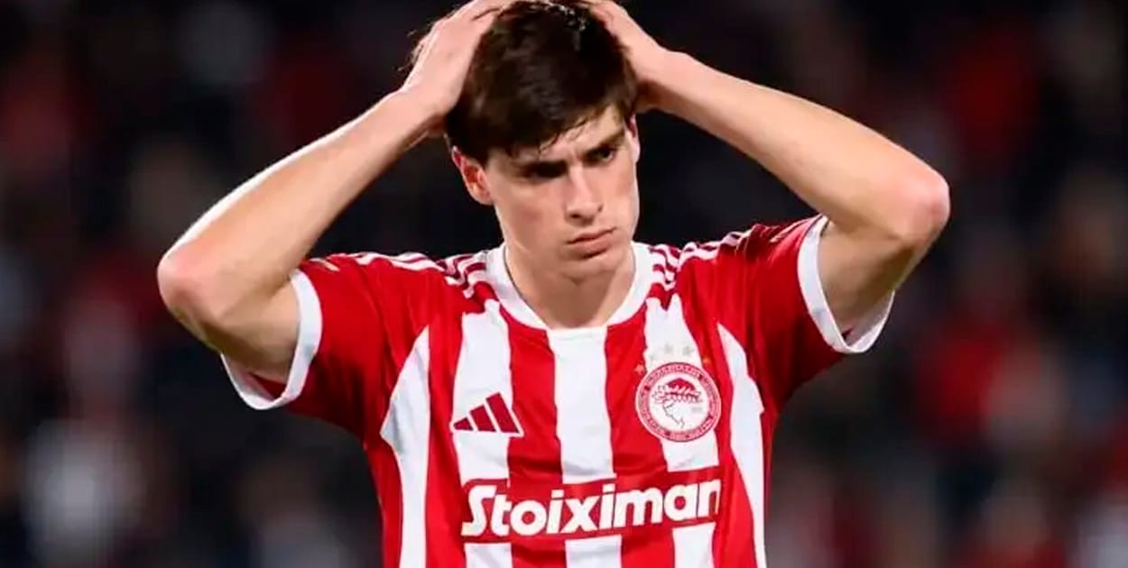 Partido discreto de la Hormiga González con Olympiacos