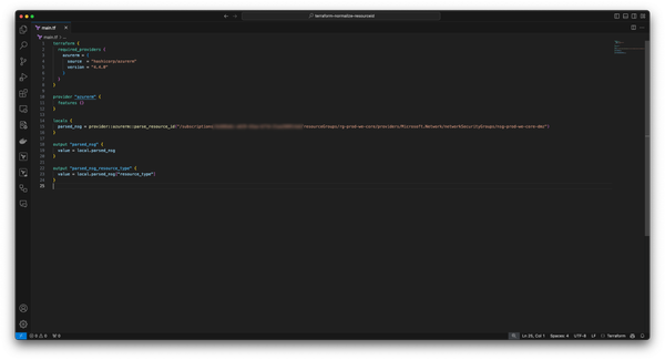 Using new AzureRM provider functions in Terraform