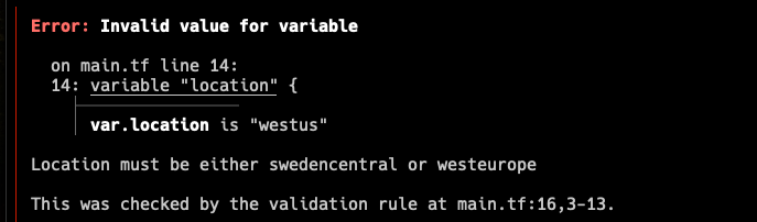 Apply validation in your IaC templates with Terraform and Azure Bicep