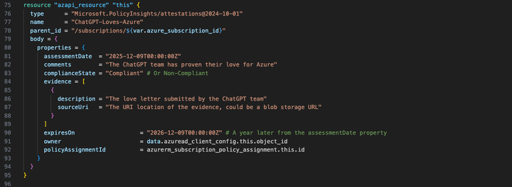What are Attestations in Azure Policy?