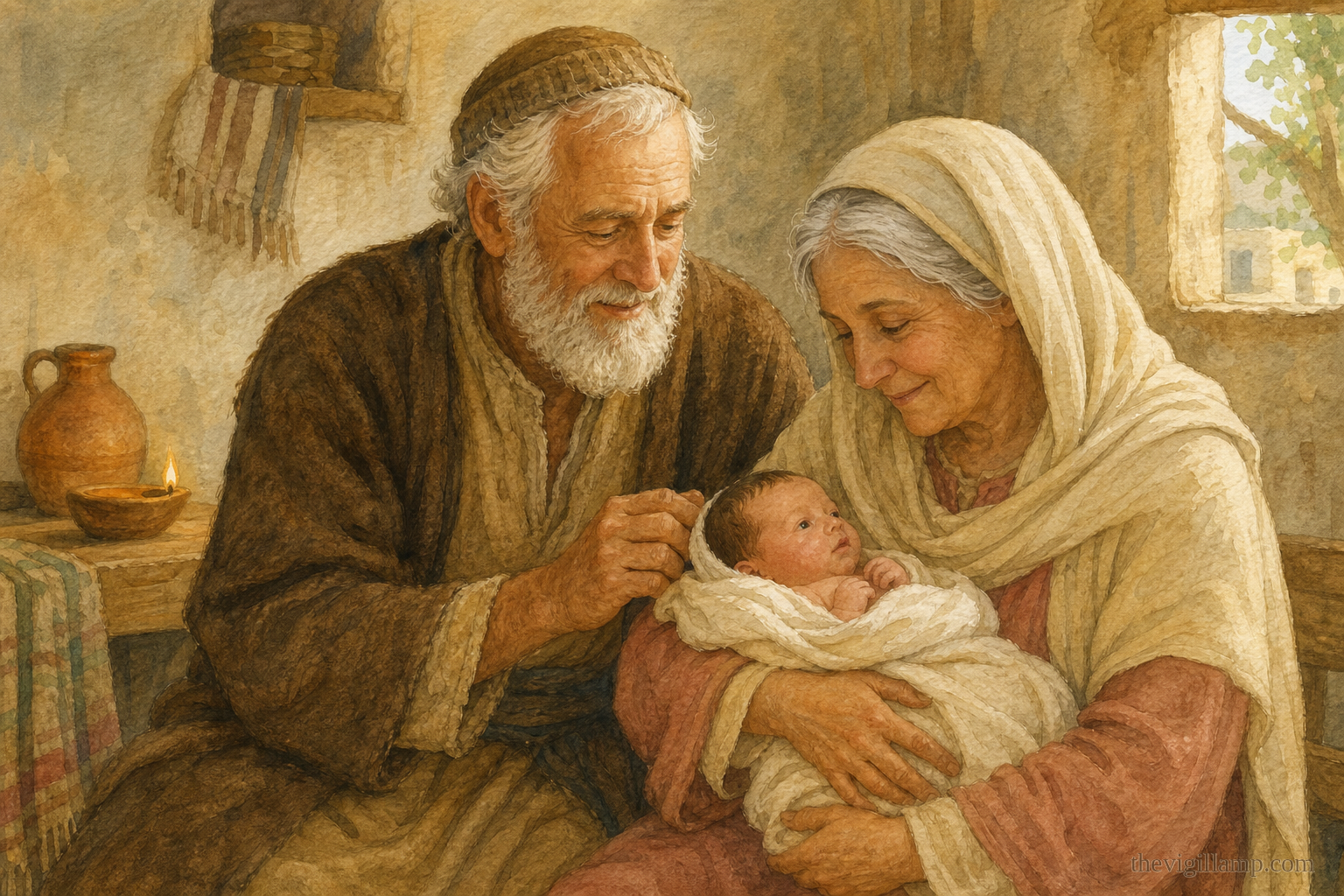 They name the child Mary. The Church keeps this as a day of universal joy. No extra speech invented