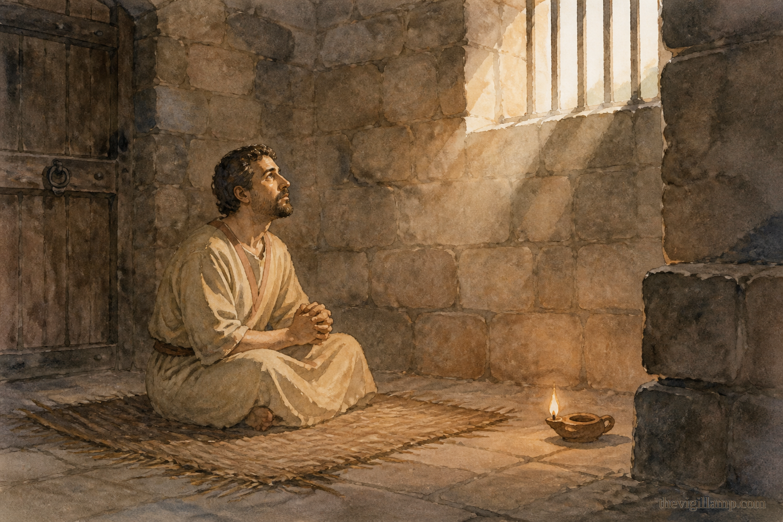 Quadratus in prison; his holy body buried in Magnesia. No extra speech invented