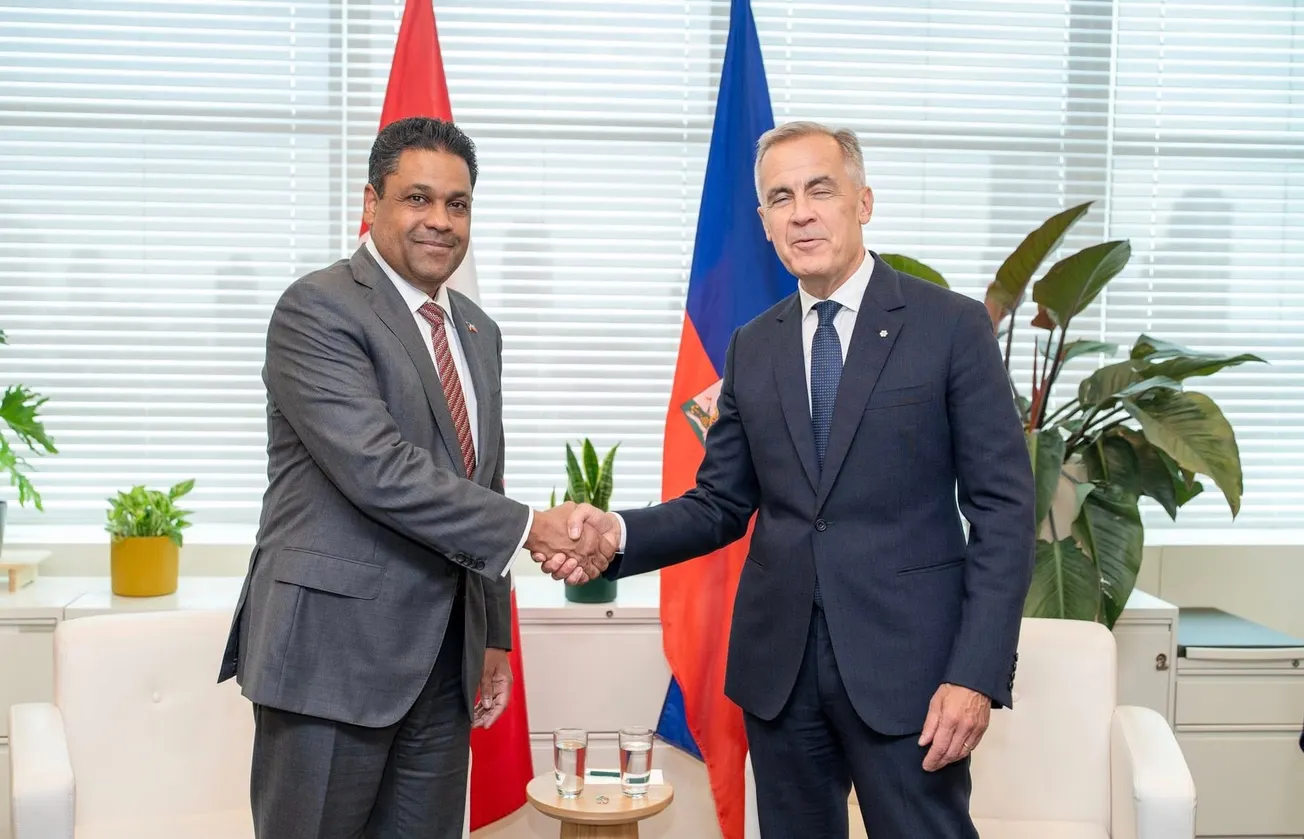 Laurent Saint-Cyr rencontre Mark Carney qui réaffirme l'engagement canadien pour une « force robuste » en Haïti