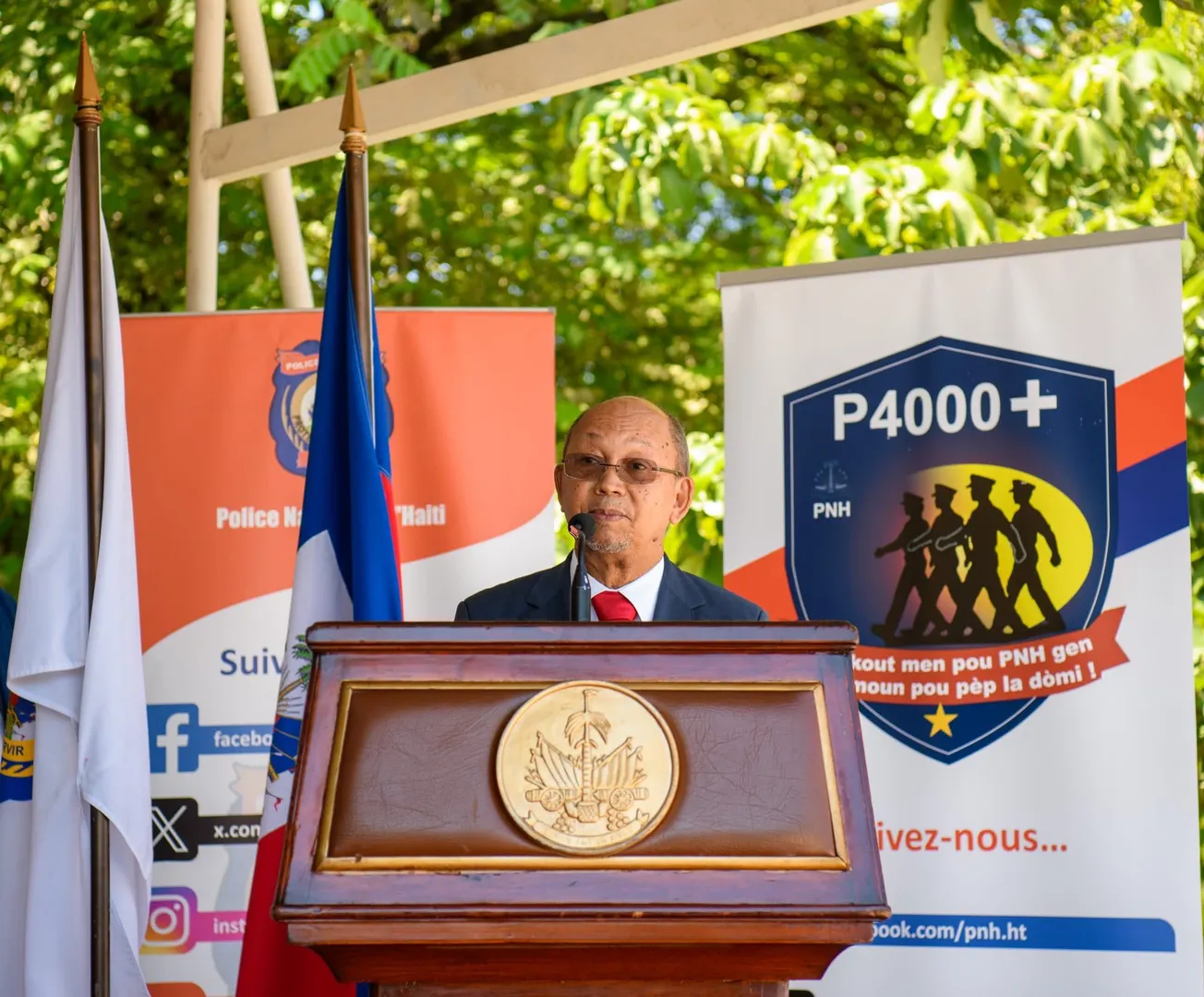 Leslie Voltaire lance la formation de 892 recrues de la 35e promotion de la PNH