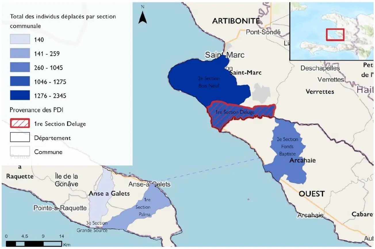 Plus de 5 000 personnes déplacées par les attaques armées à Montrouis depuis le 22 octobre