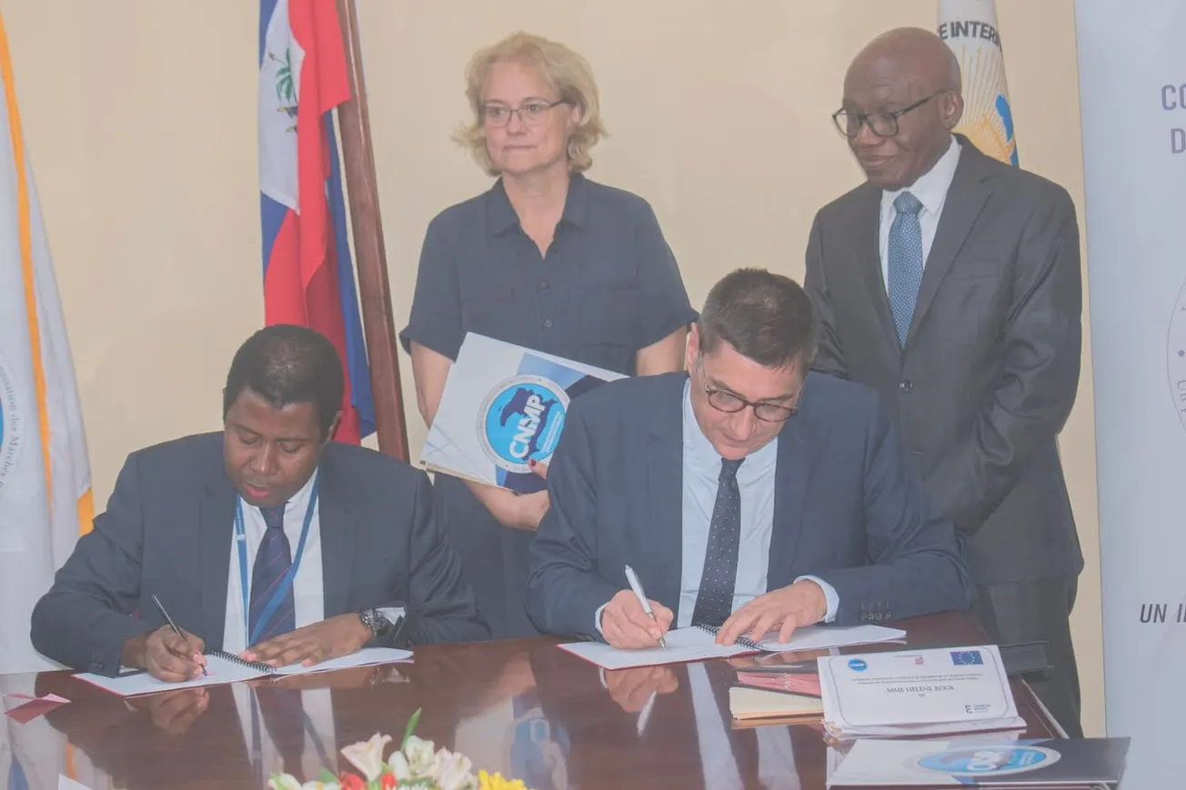 L'UEH et Expertise France signent un protocole pour le Master en Marchés Publics avec l'appui de l'Union européenne