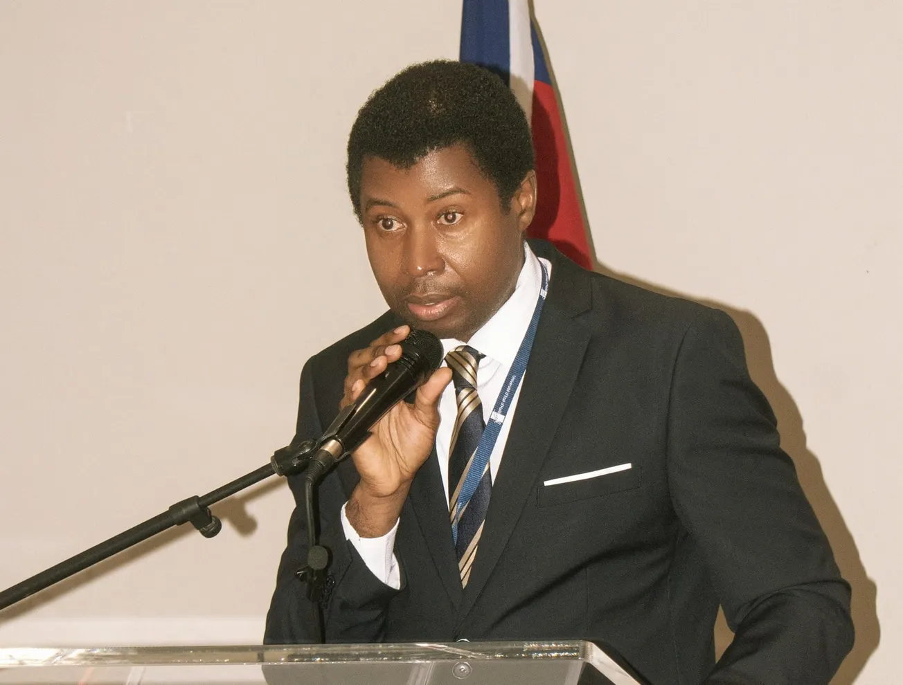 Allocution du recteur de l'UEH, professeur Dieuseul Prédélus, lors du lancement de la « Global Money Week – Ayiti 2026 »