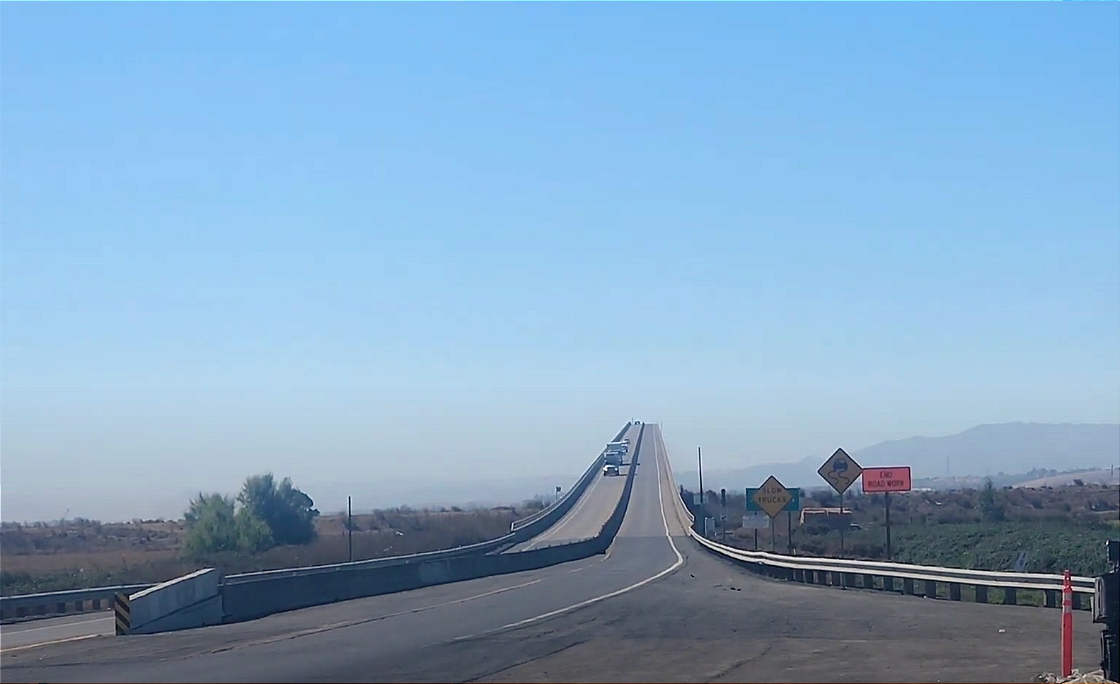 Crossing the Antioch Bridge on the American Discovery Trail