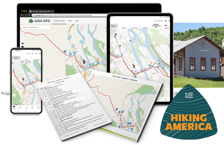 How to Read Hiking America ADT Turn-by-Turn Guides