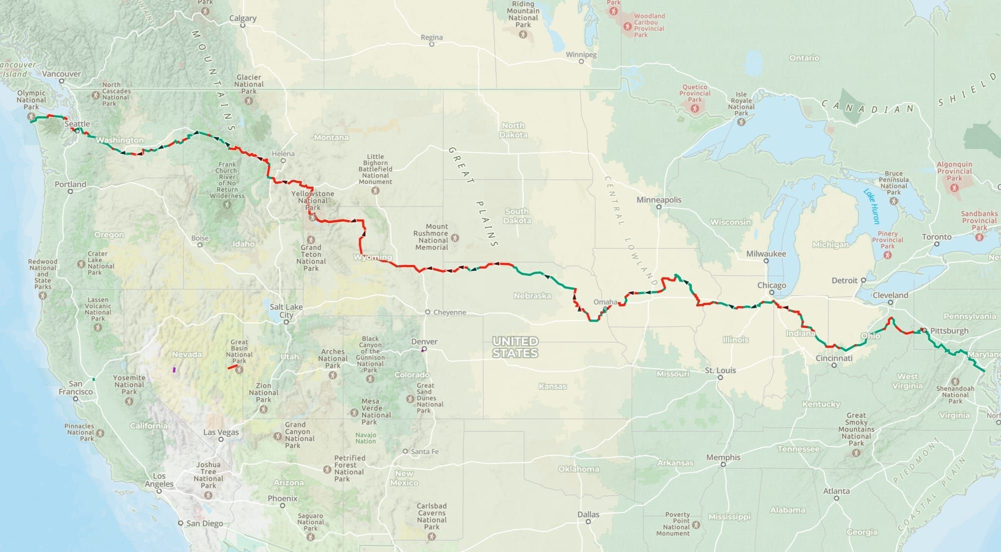 Hiking the Great American Rail-Trail