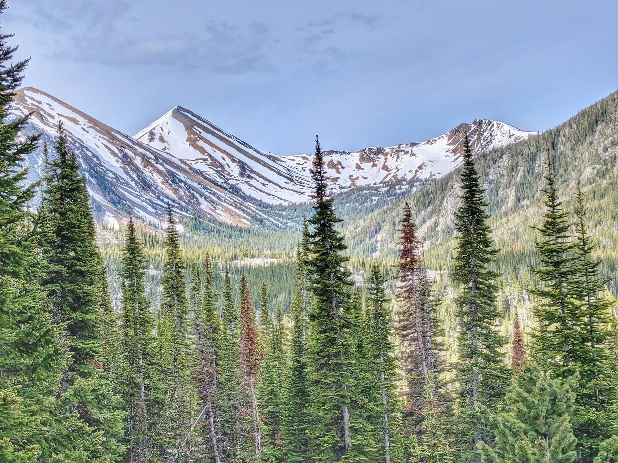 A late spring snow storm dumped feet of snow on the Rockies.