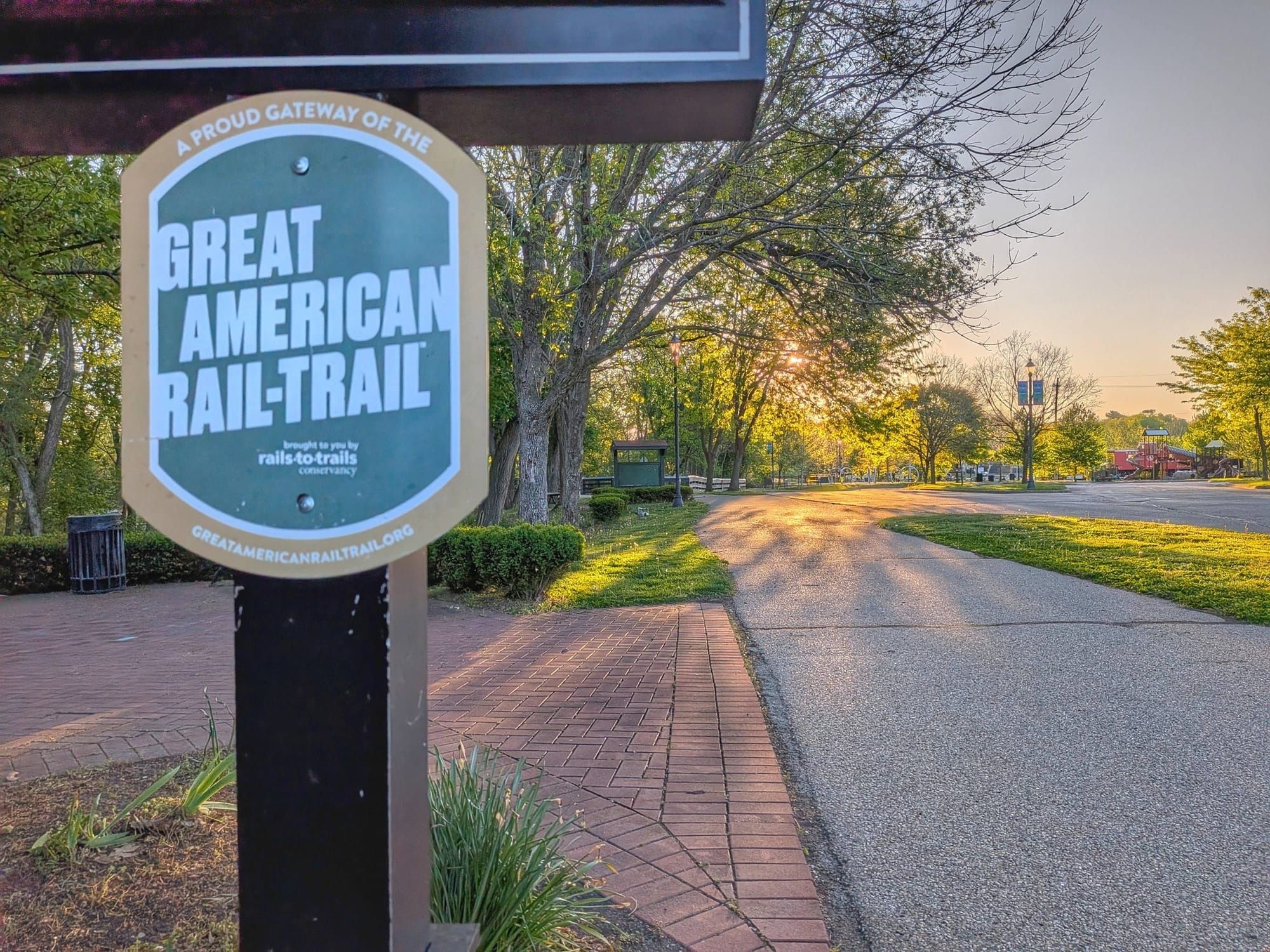 Hiking America's Great American Rail-Trail GPX Files