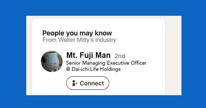 Mt.Fuji Man on Linkedin