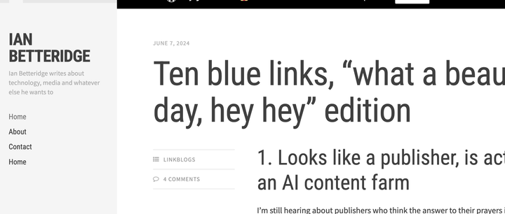 Ian B is blogging...