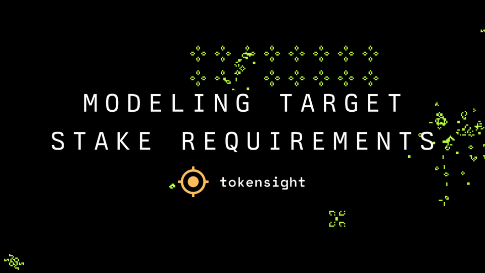 Modeling Target Stake Requirements in Proof-of-Stake and Restaking-Based Networks