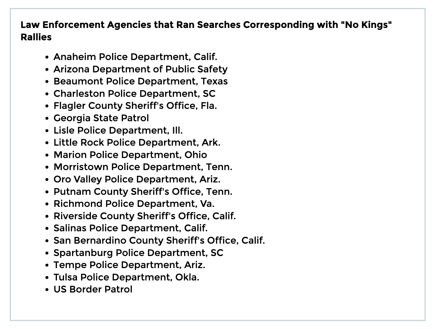 Flock Taught Cops How to Surveil No Kings Protesters