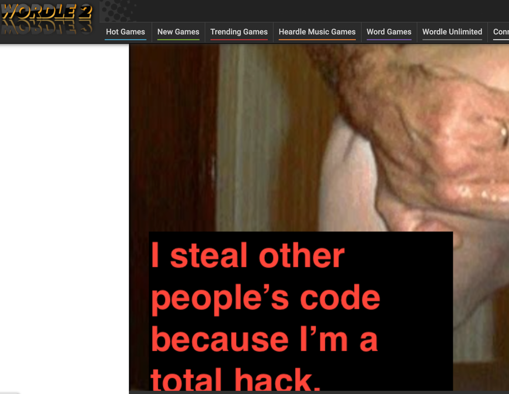 Disgruntled Game Dev Sneaks Goatse Onto a Dozen Sites That Stole His Game