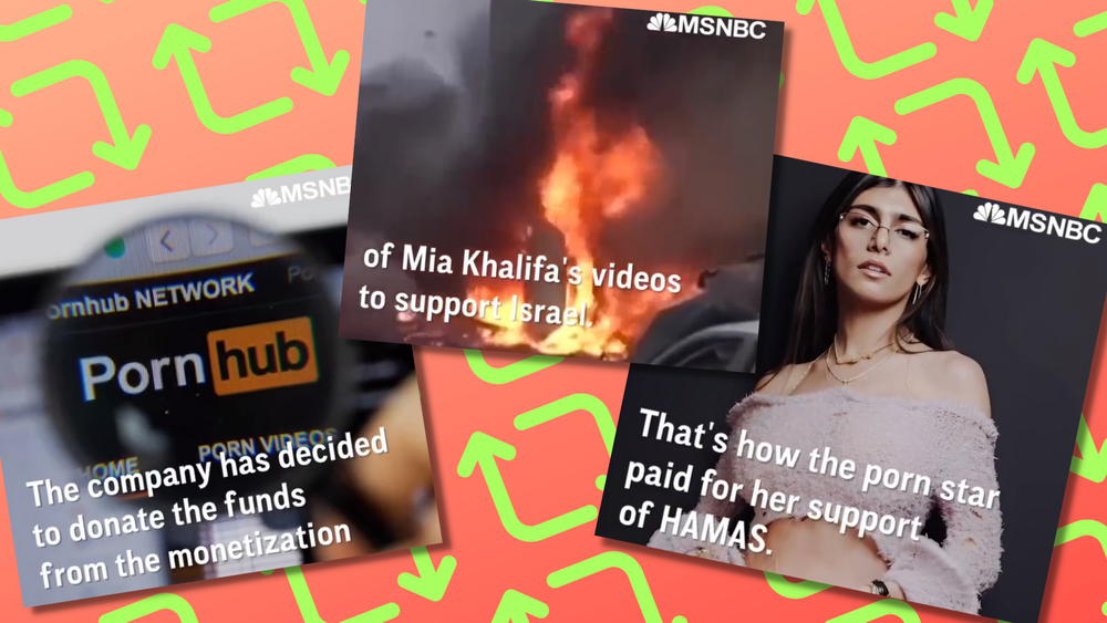 Fake Reports That Pornhub Is Giving Mia Khalifa's Money to Israel Are Going Viral
