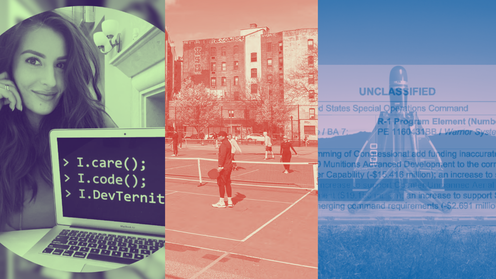 Behind the Blog: Pickleball Drama, Auto-Generated Women, and Really Big Drone Contracts