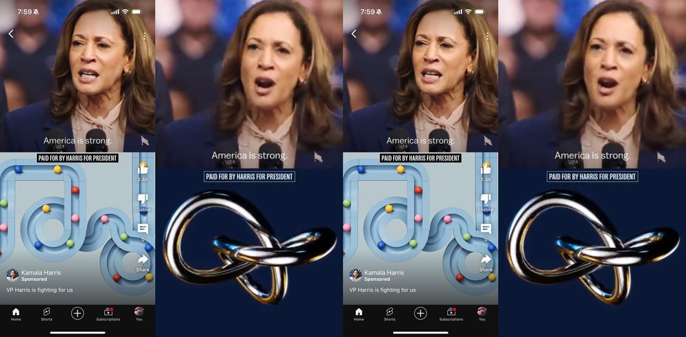 Kamala Harris Campaign Experiments With Ads for an Audience With “Brain Rot”