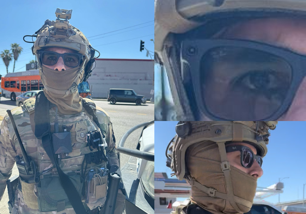 A CBP Agent Wore Meta Smart Glasses to an Immigration Raid in Los Angeles