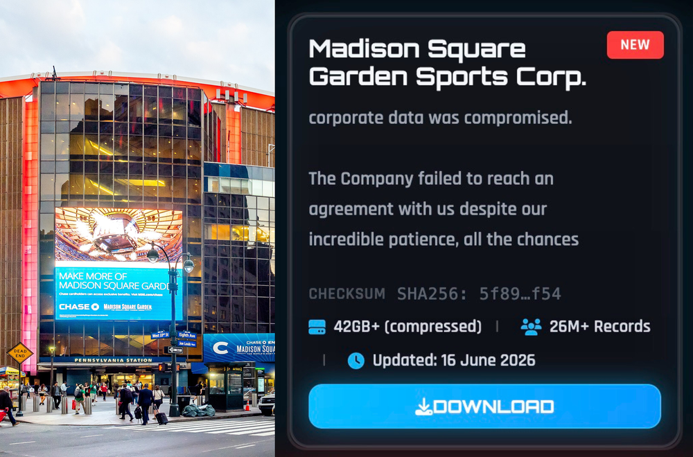 Hackers Publish Knicks and Madison Square Garden Data Online
