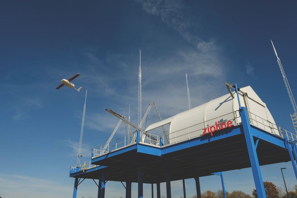 Drone Company Zipline Dictates Mayor's Quote on How 'Normal' Zipline Is