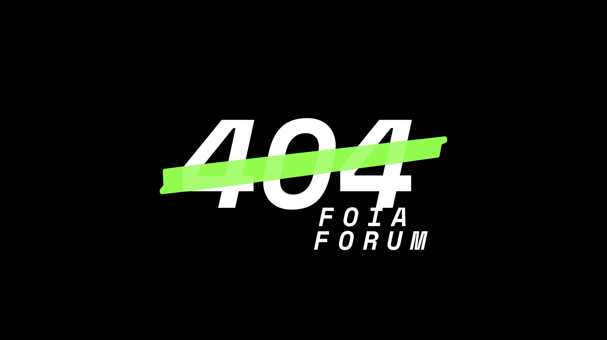 Our Second FOIA Forum! 11/30, 1PM EST