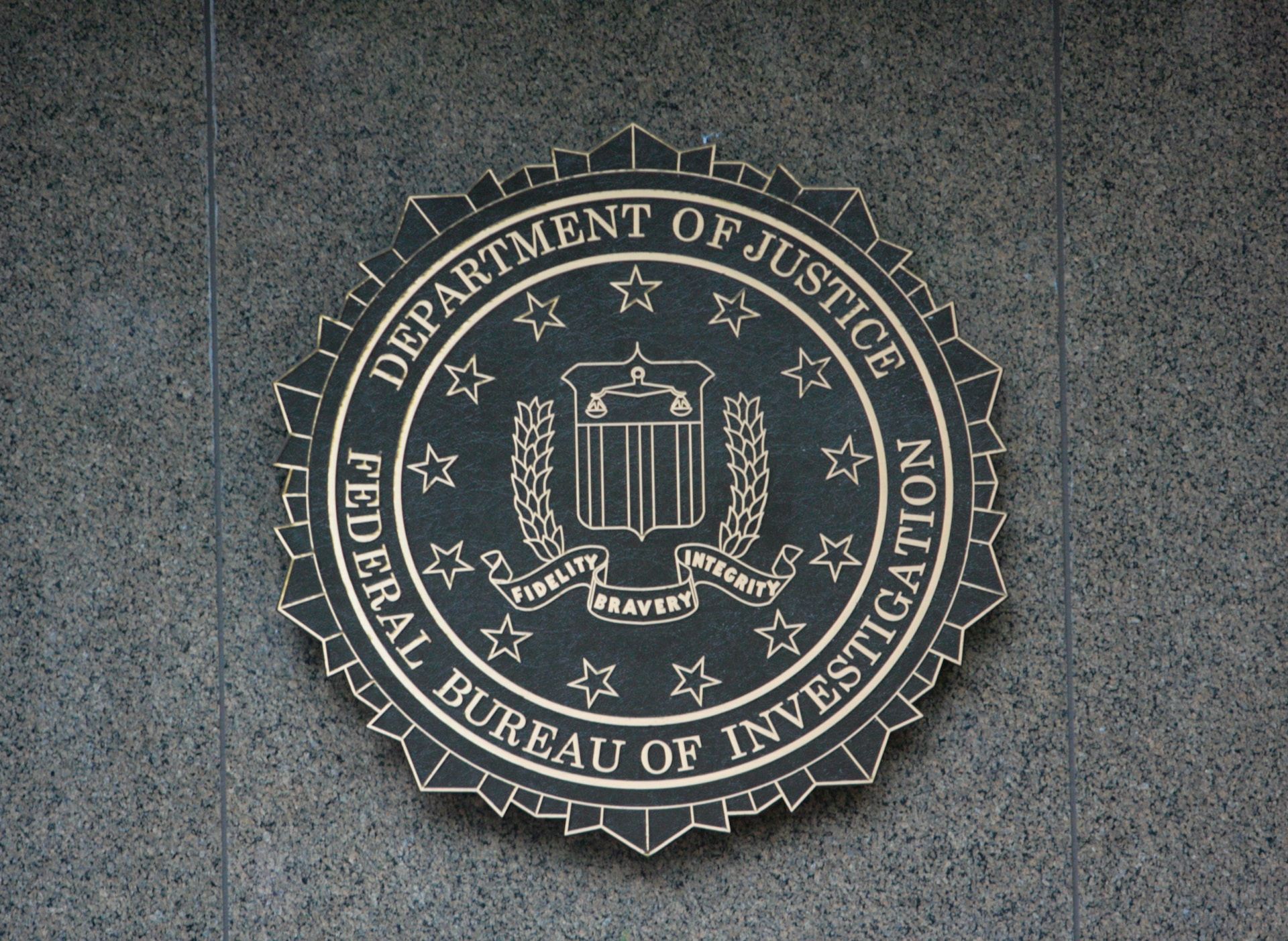 The FBI seal.