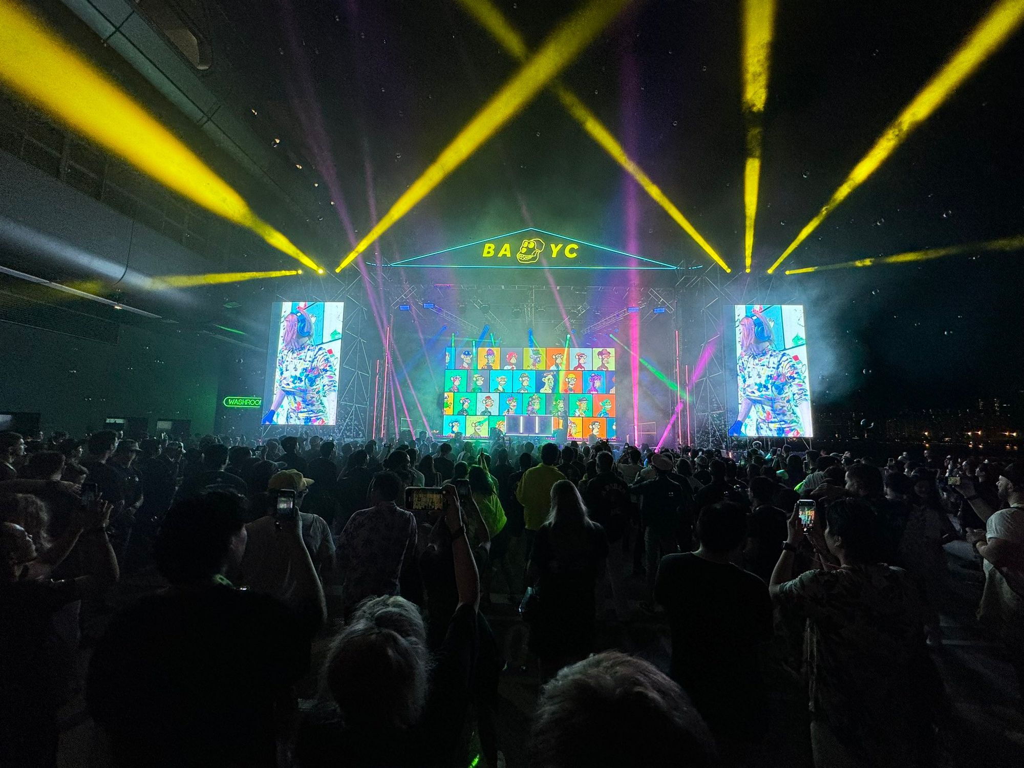 The stage at Ape Fest. Image: Twitter/@BoredApeYC