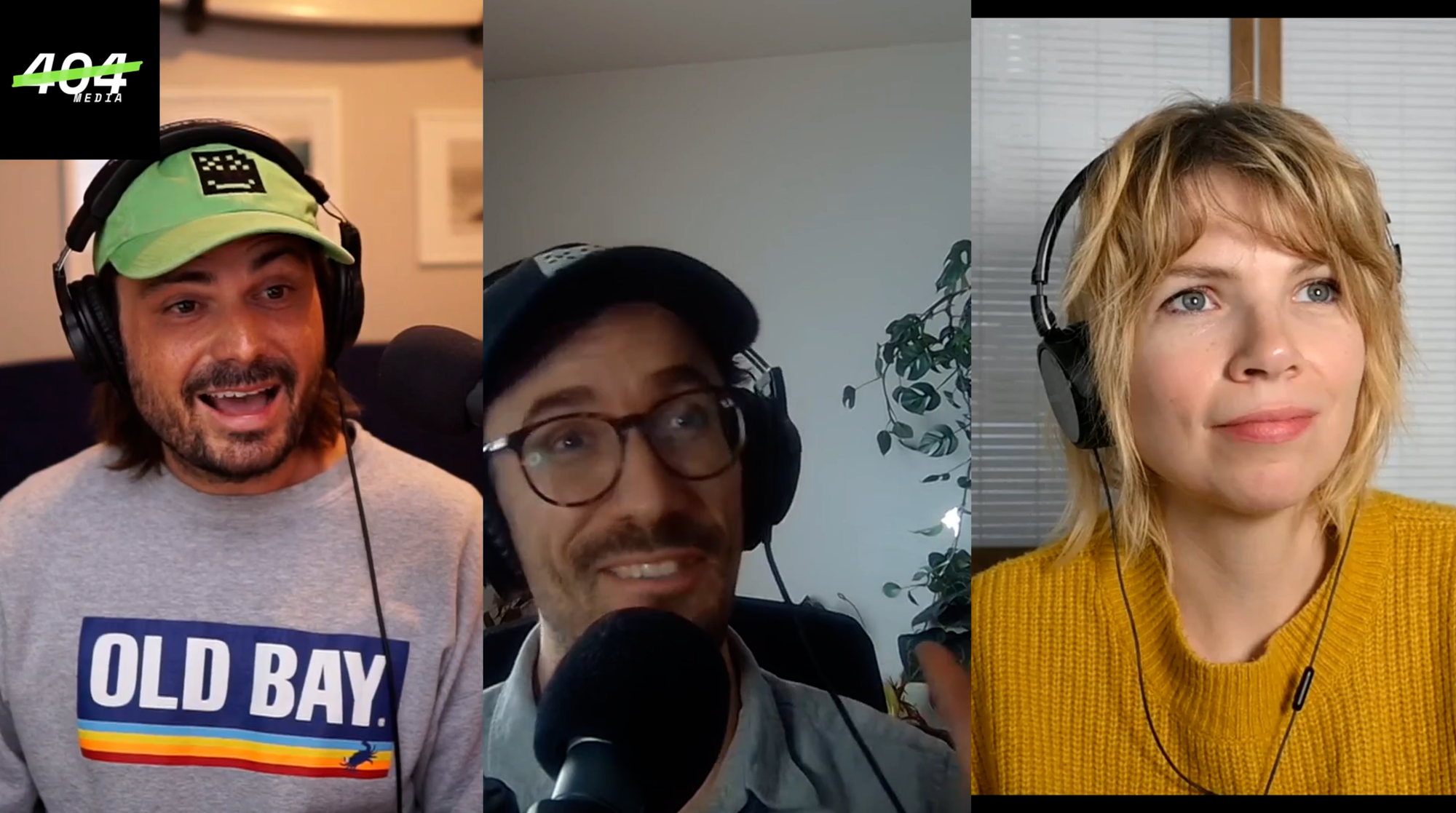 Left to right: Jason Koebler, Joseph Cox, Sam Cole.