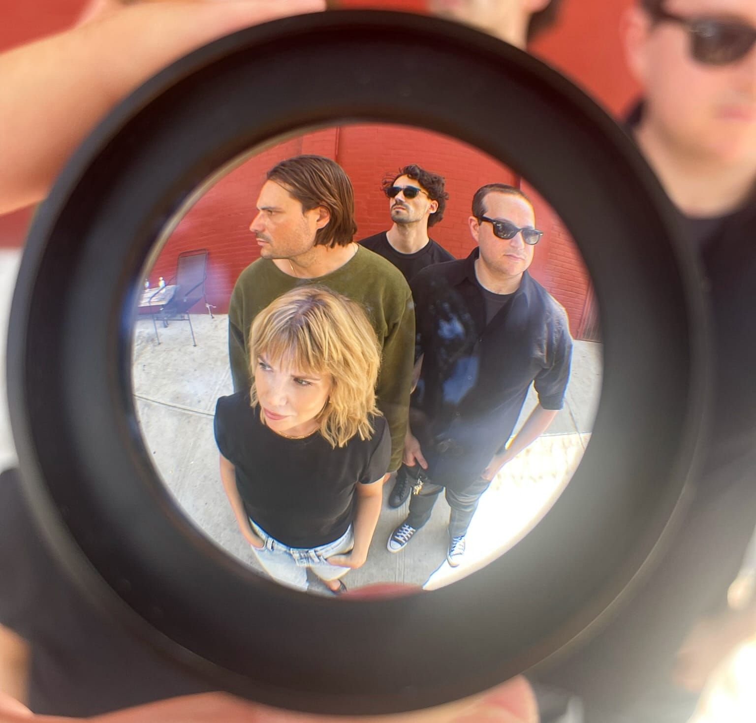 Left to right: Sam Cole, Jason Koebler, Joseph Cox, Emanuel Maiberg.