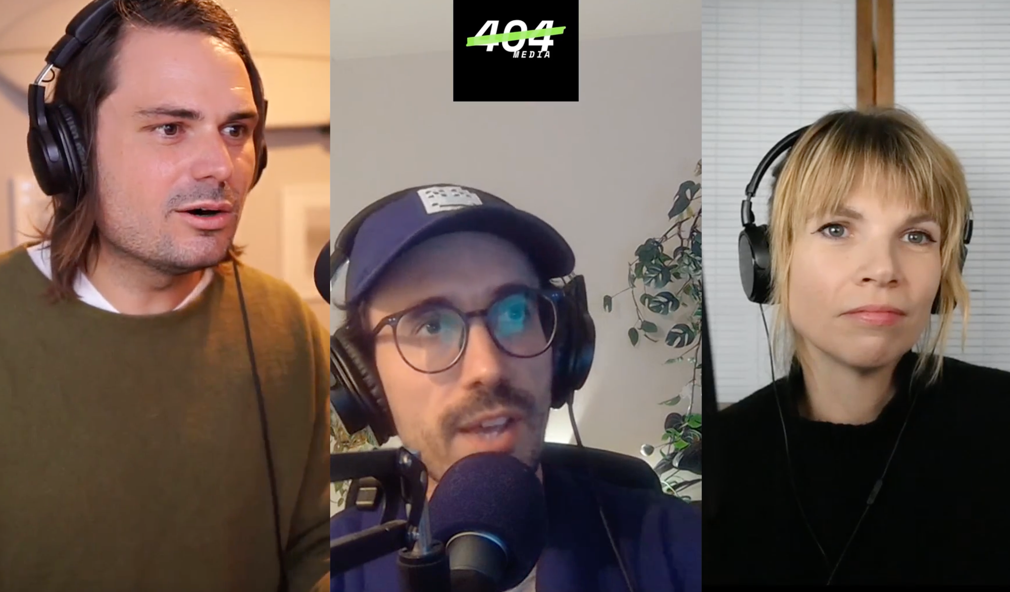 Left to right: Jason Koebler, Joseph Cox, Sam Cole.
