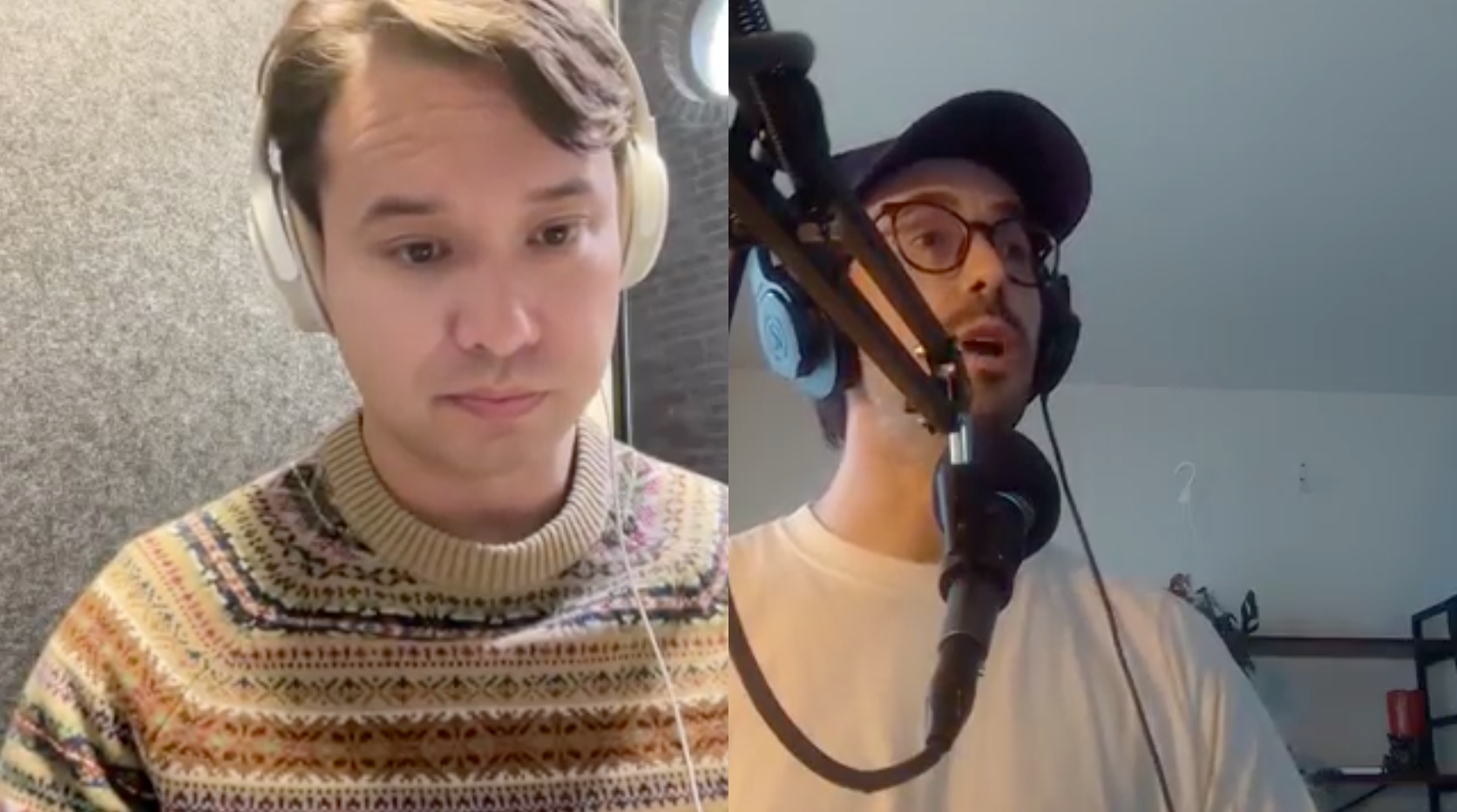 Left: Byron Tau. Right: Joseph Cox.